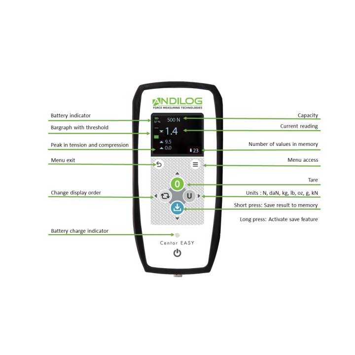 Force gauge - Centor Easy II