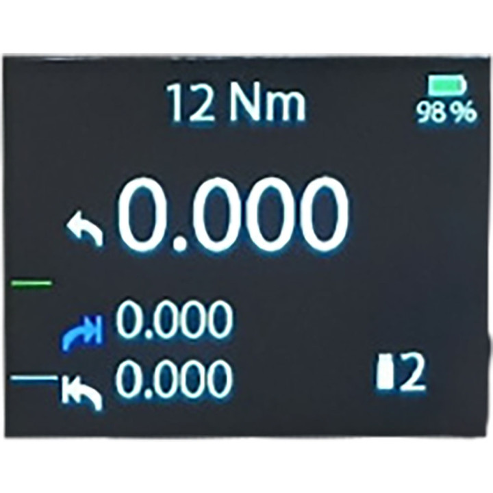 Display of the torque gauge Centor Easy TH II